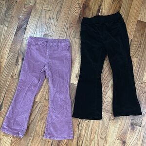 H&M Casual Flared Bottoms in Black and Purple